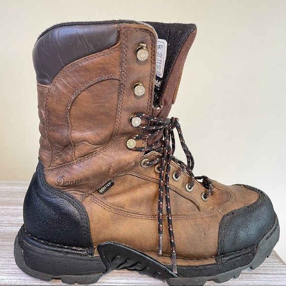 DANNER Pronghorn 8" Brown Gore-tex Mens Boots Sz 11/11.5 Leather Hunting Outdoor - Picture 11 of 12